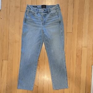 White House Black Market Light Blue Straight-Leg Jeans